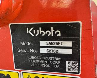 Kubota LA525 Tractor with bucket and shredder. *NOT available for presale - see details section*