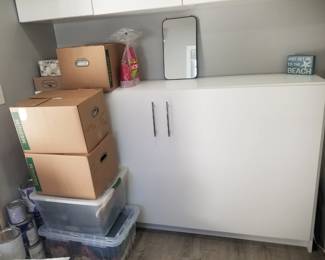 Contemporary cupboard is a twin bed - two available