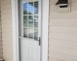 Entry door; storm door
