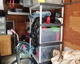 Plastic shelving
