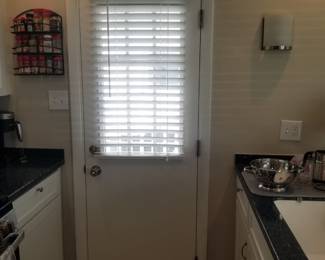 Entry door - interior view