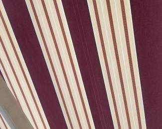 Awning fabric detail
