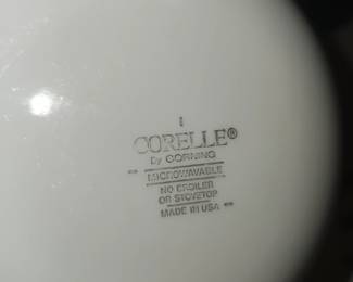 Correlle dishes