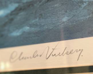 Charles Vickery Artist Proof Signed and Numbered of the USS Constitution "Old Ironsides"