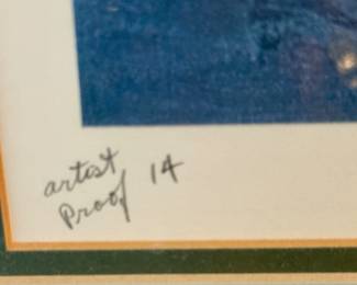 Charles Vickery Artist Proof Signed and Numbered Artist Proof "Storm of Battle"