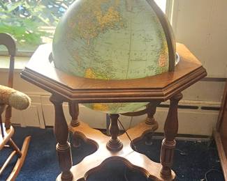 MCM light up globe (about 3 ft tall)