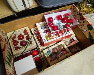 Vintage christmas ornaments