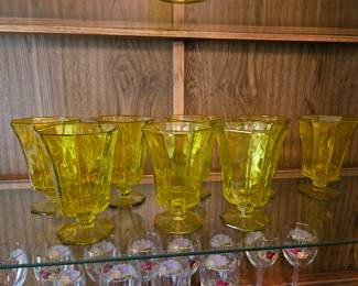Vintage glass set counterpoint