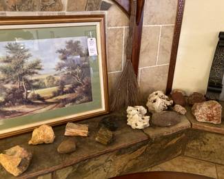 super rocks, and a nice pastoral print