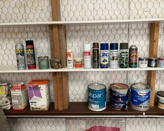 paints, stains, polyurethanes