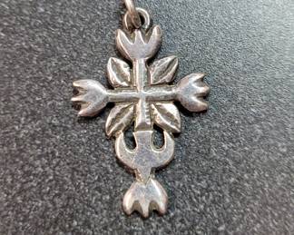 James Avery sterling cross pendant