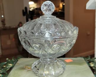 Baccarat candy dish