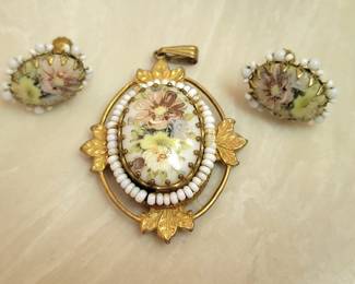 Miriam Haskell jewelry set