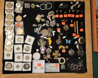 Jewelry, collectibles, and coins