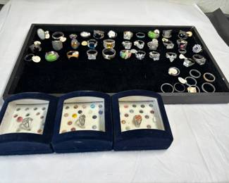 ALL STERLING SILVER RINGS….1 Lot!
