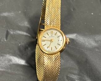 Wow! 18K (stamped 750) Vintage Bucherer Watch And Band