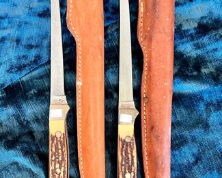 Uncle Henry Schrade 167 fillet knives