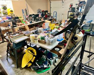LARGE GARAGE LOADED.