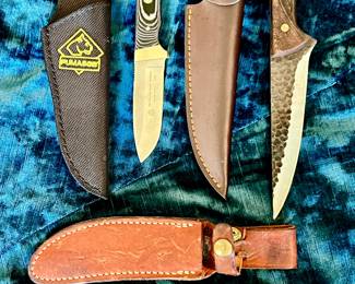 Puma SGB Mule Deer Hunter knife
Huusk Japanese knife
Old Timer Schrade 165 knife