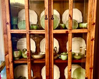 LARGE COLLECTION OF FRANCOMA POTTERY.