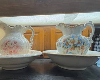 Beautiful bath bowls & Pitchers