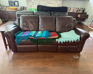 Leggett & Pratt Power Sofa, Pendleton Wool Blankets