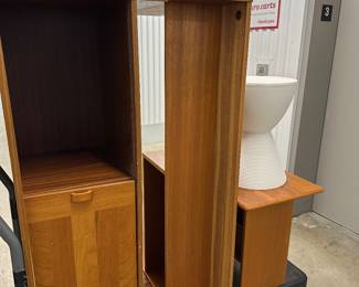 Mid century teak credenzas
