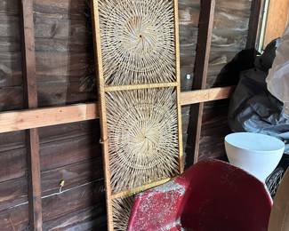 rattan wall divider fiberglass chair