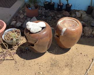 Outdoor pots