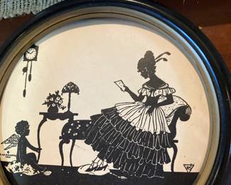 Silhouette of a women