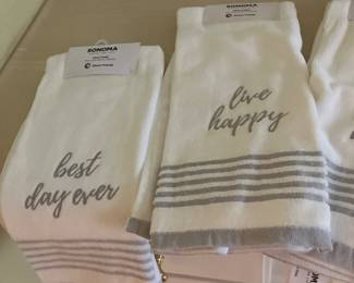 Fun wedding towels