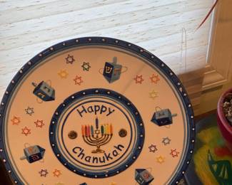 Chanukah plate