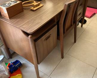 Desk and chair