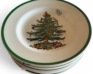 12 Spode Christmas Tree Plates S3324 P