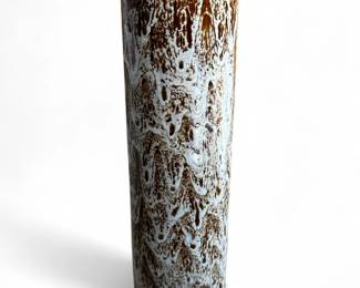 Vintage Pigeon Forge Pottery Tall Cylinder Vase
