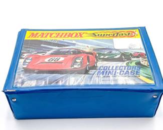 1970 Matchbox Superfast Collector's Mini Case w/ 27 Cars