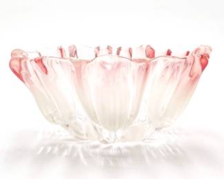 Sylvia-Cranberry Bowl by Walther-Glas, Discontinued