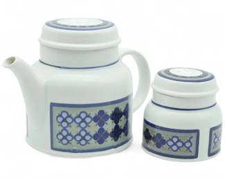 Royal Doulton Tangier Teapot & Sugar Bowl Set