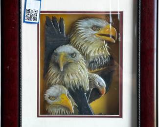 Handmade Resin Artwork Framed