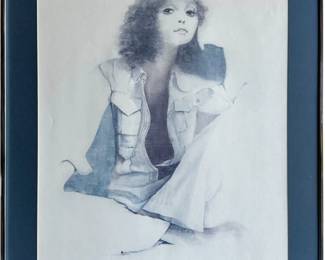 1970s Lithograph "Summer Mood" by Christine Rosamond