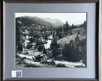 Framed Vintage Photograph 'By Alpine Meadows'