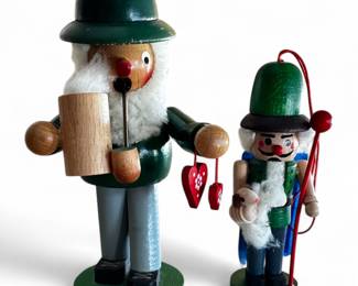 Vintage Steinbach Volkskunst Wooden Figures, Germany