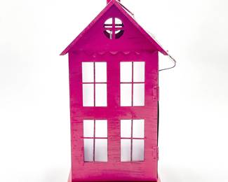 Merry Brite Red Metal Lantern