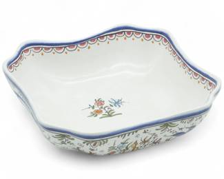 Hand-Painted Filcer Portuguese Earthenware Bowl