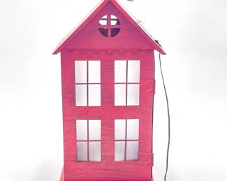 Merry Brite Red Metal Lantern