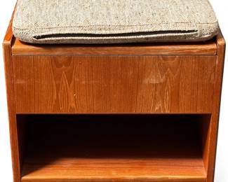 Danish Midcentury Teak Nightstand by Poul Hundevad, 1970s