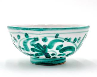 Italian Handmade Hand-Painted Pottery Bowl