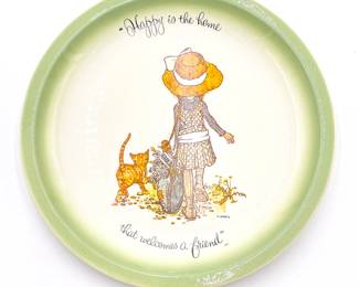 Vintage Holly Hobbie Collector's Plate, 1972