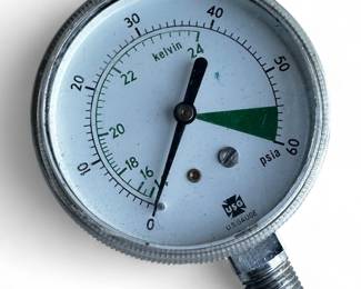 Vintage USG U.S. Gauge PSI/MPa Pressure Gauge