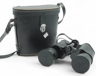 Tasco Model 306 7x50 Binoculars w/ Leather Case